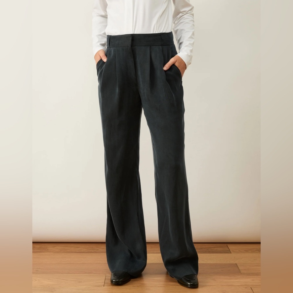 Aday Cupro Structured Work Trouser - image 4